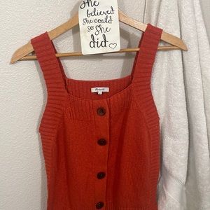 Madewell sweater Dark Orange size medium.